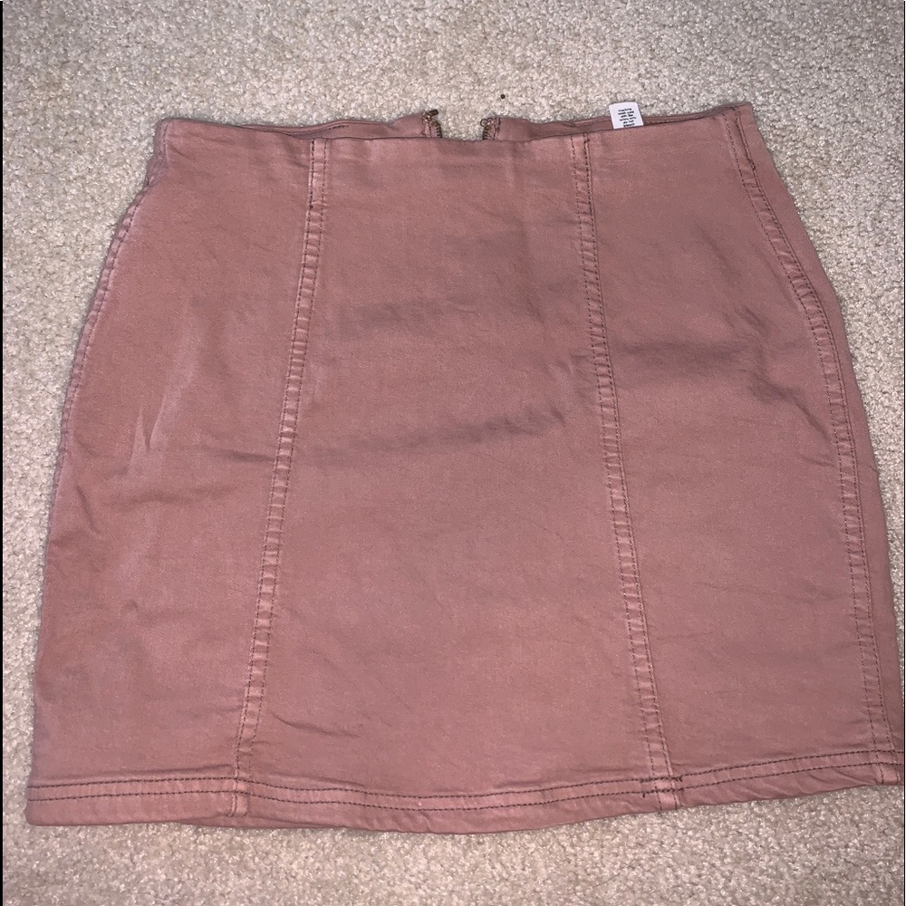 Mauve Full Tilt Mini Skirt